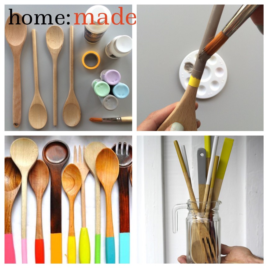 home: made [ dipped spoons ] 