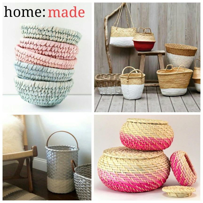 home: made [ dipped baskets&nbsp;]