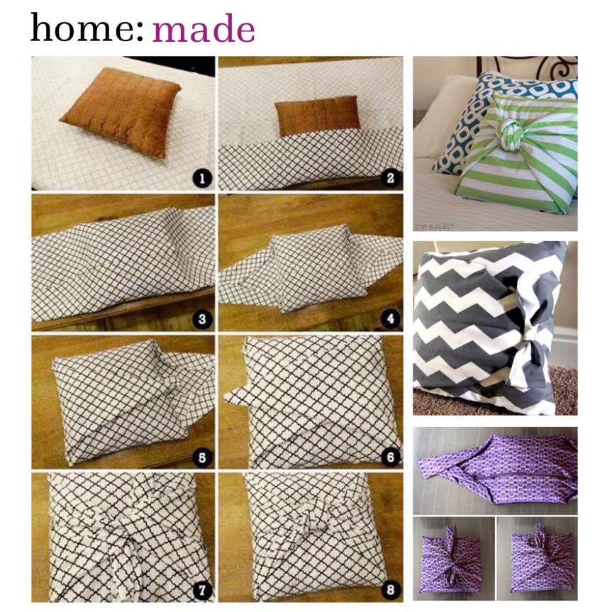 home: made [ no-sew cushion covers ] 