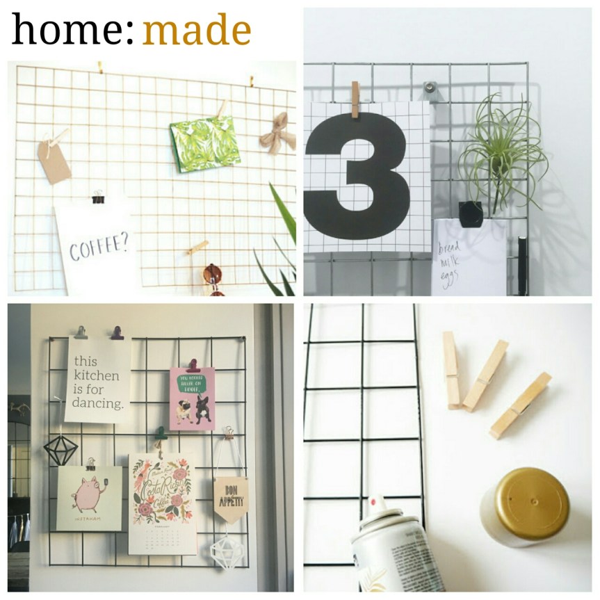 home: made [ wire memo board&nbsp;]