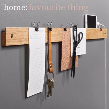 home: favourite thing [ bulletin rack ] 