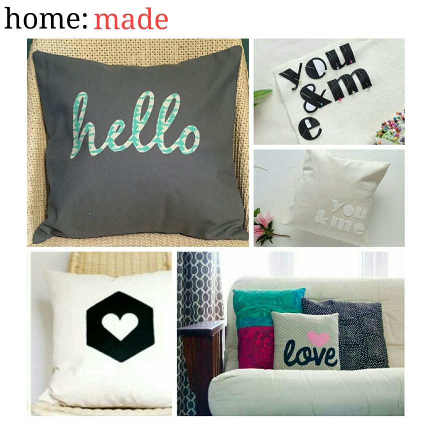 home: made [ appliqué cushion&nbsp;]