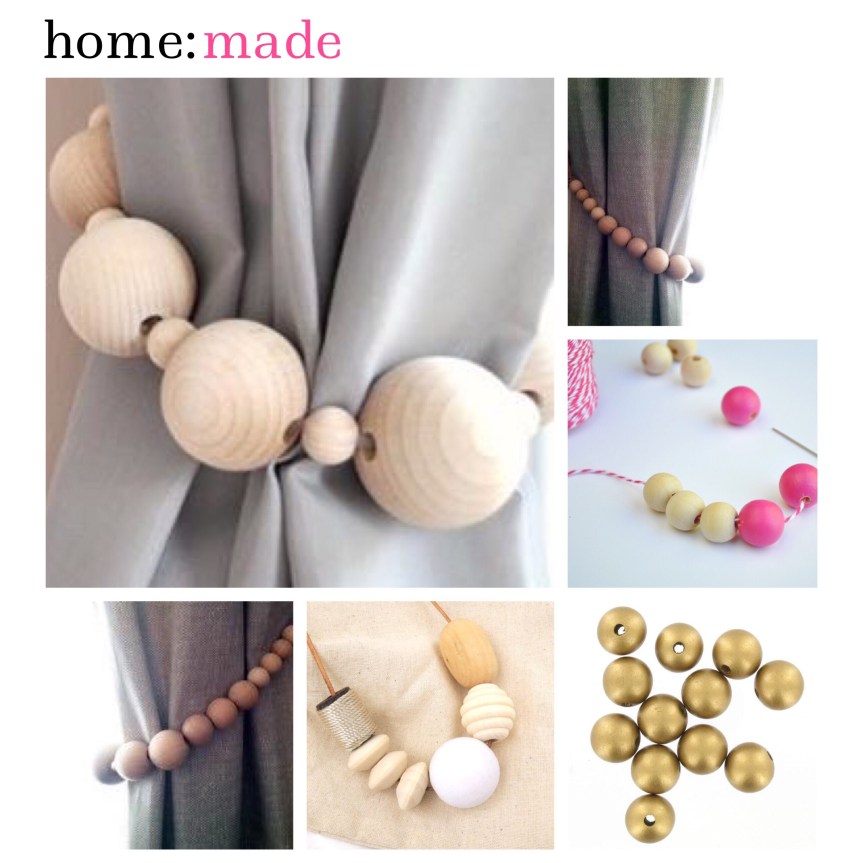 home: made [ curtain tie backs ] 