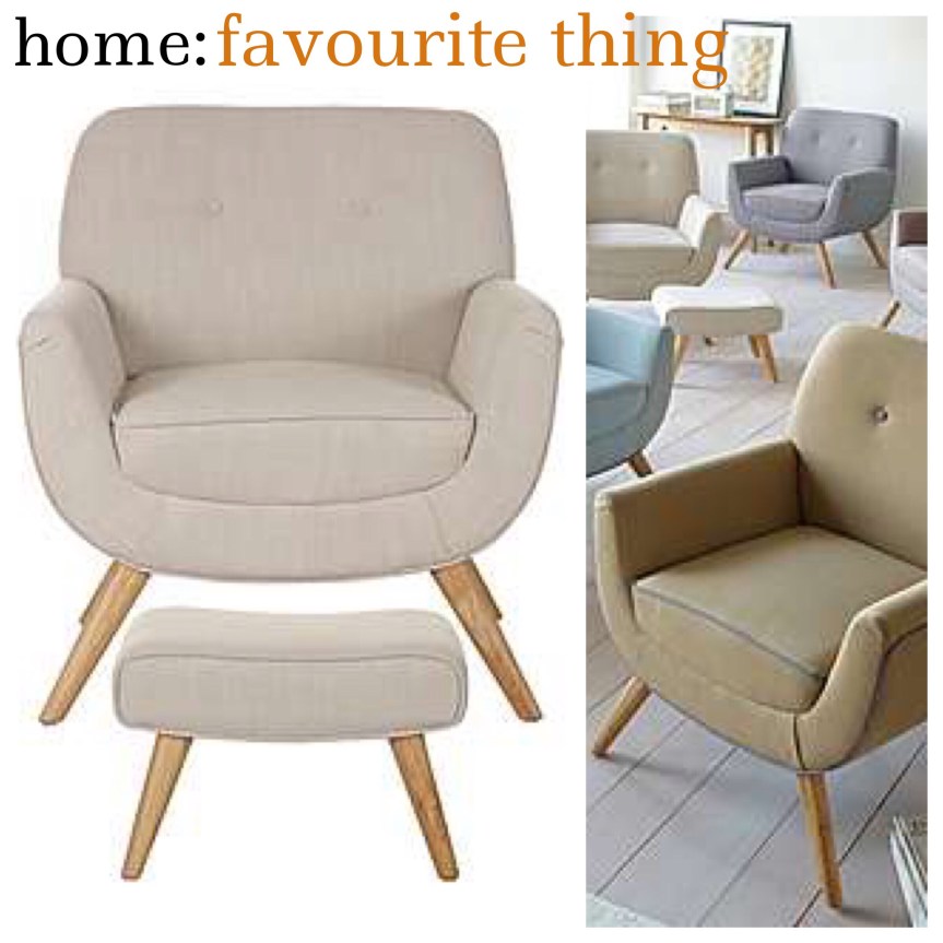 home: favourite thing [ armchair and footstool ] 