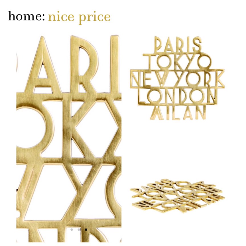 home: nice price [ trivet ] 