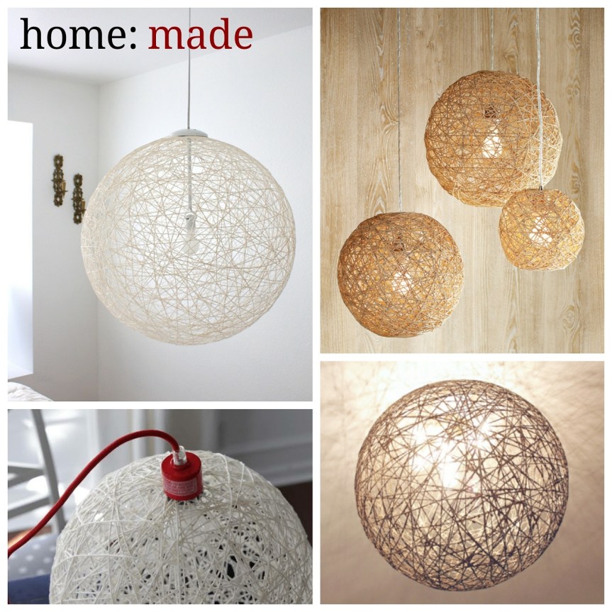 home: made [ string light shade&nbsp;]