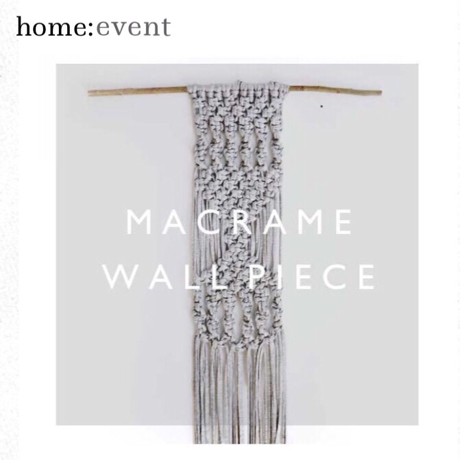 home: event [ macrame wall hanging workshop ] 