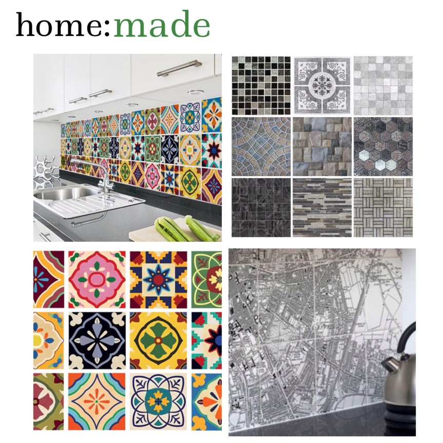 home: made [ tile stickers ] 