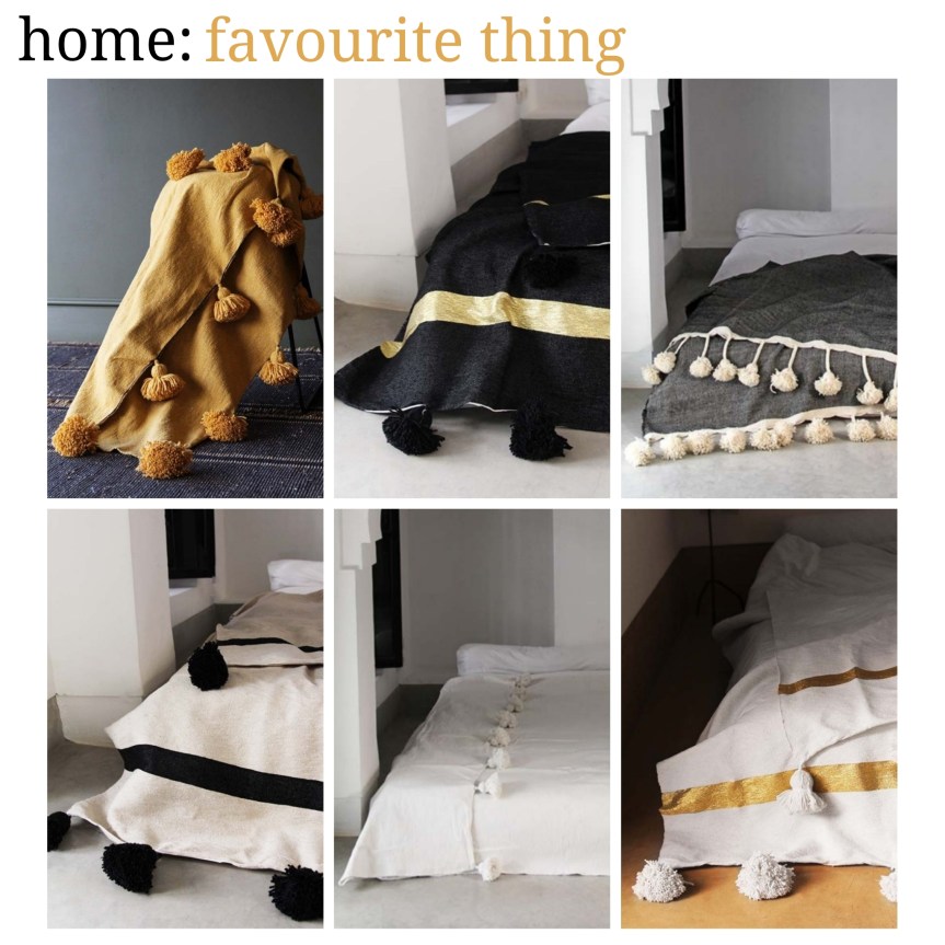 home: favourite thing [ pom pom blankets&nbsp;]