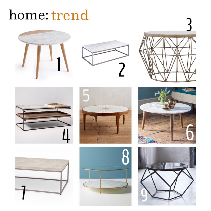 home: trend [ marble coffee tables&nbsp;]