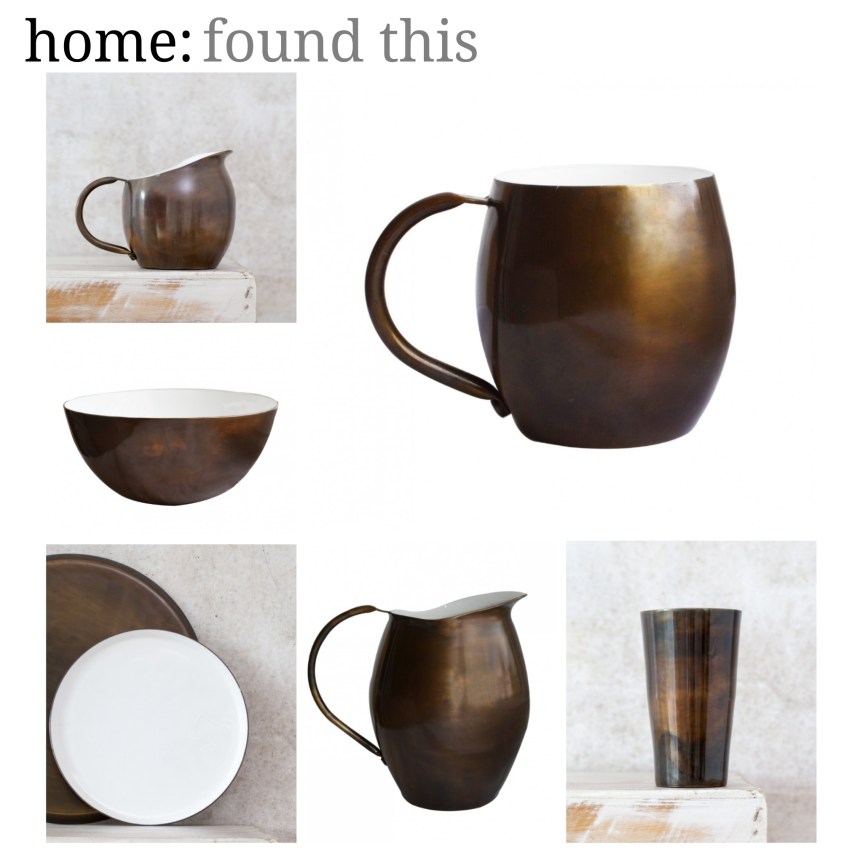 home: found this [ brass tableware&nbsp;]