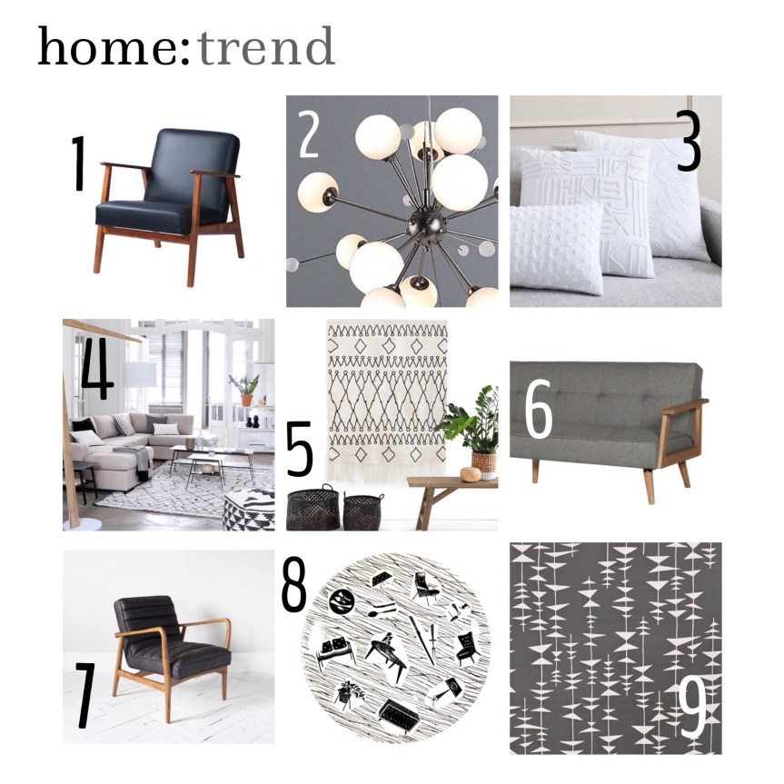 home: trend [ midcentury monochrome&nbsp;]
