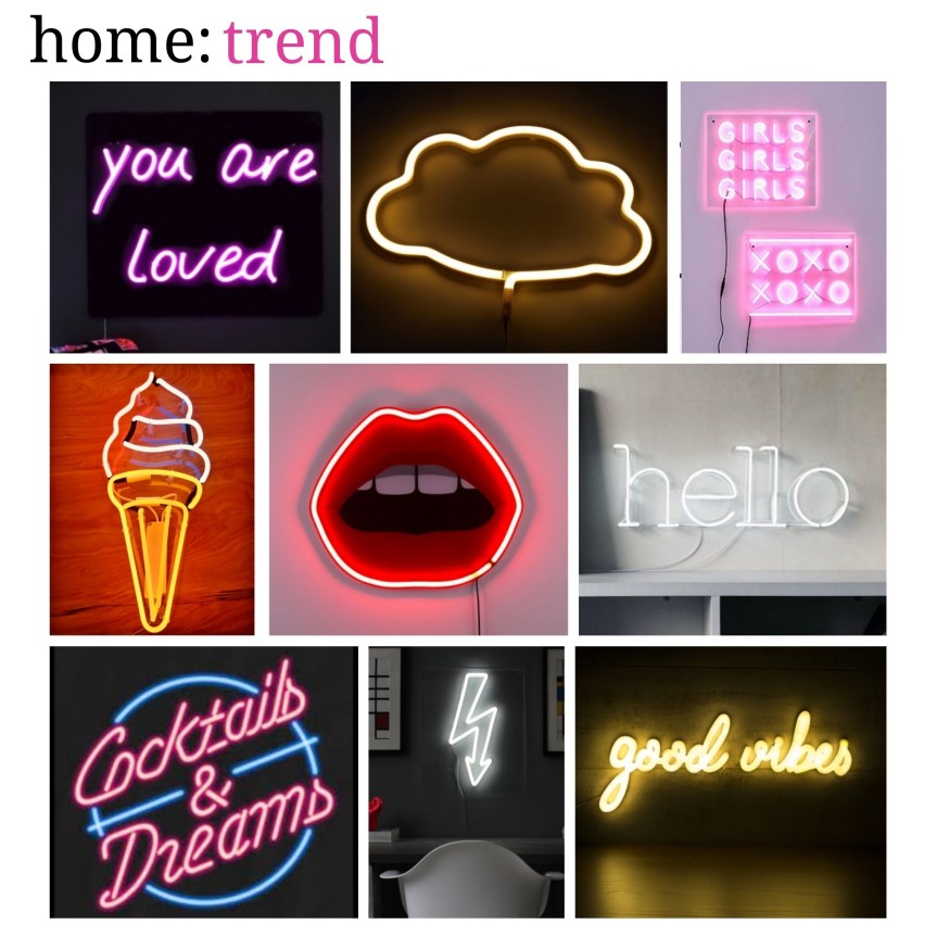 home: trend [ neon lights&nbsp;]