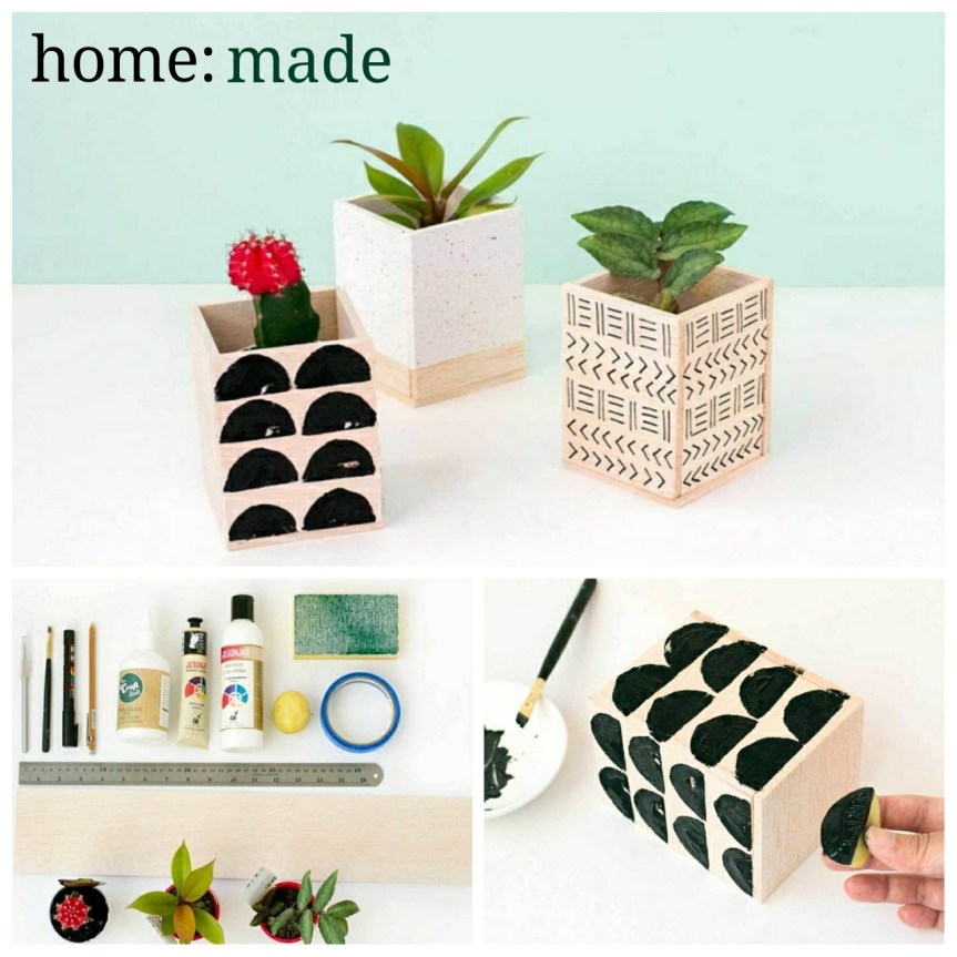 home: made [ plant pot&nbsp;]