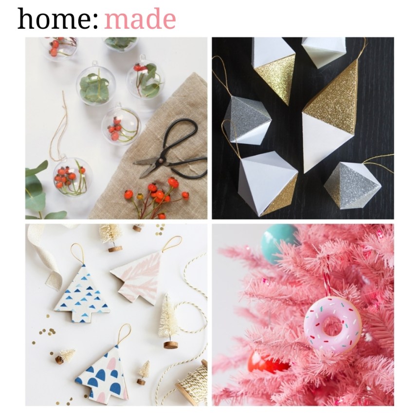 home: made [ Christmas tree decorations&nbsp;]