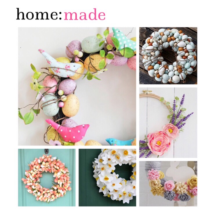 home: made [ Easter wreaths&nbsp;]