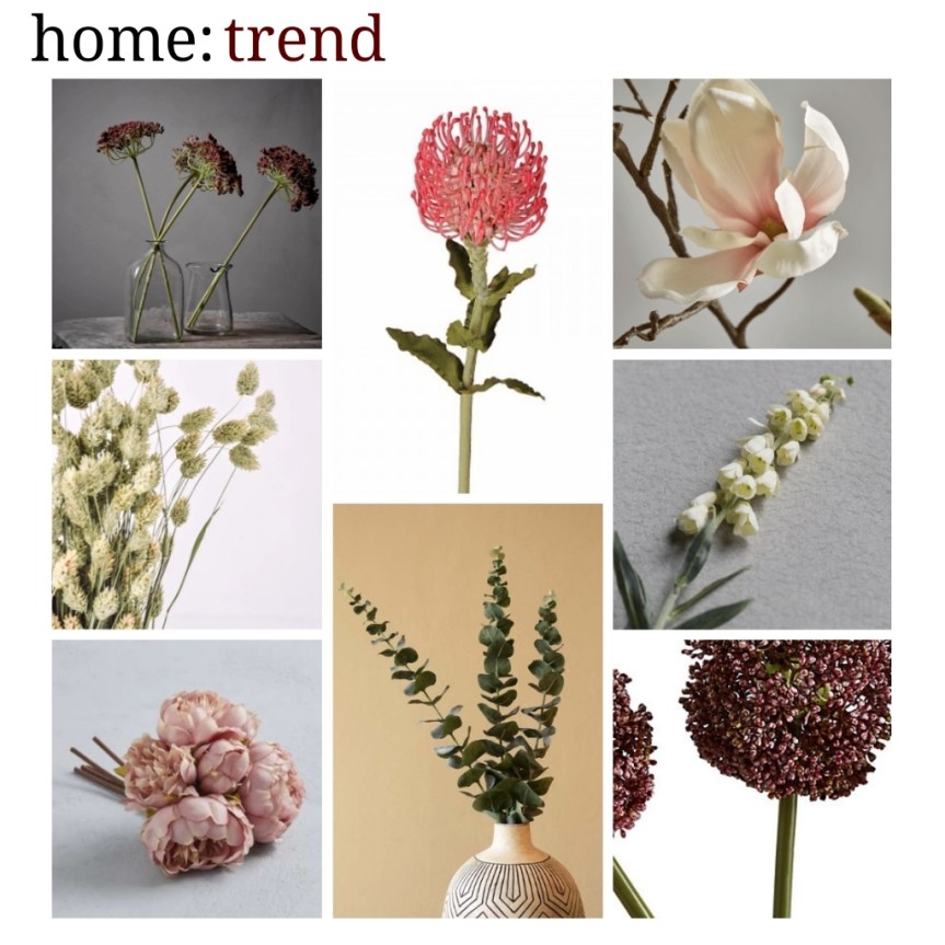 home: trend [ faux flowers&nbsp;]