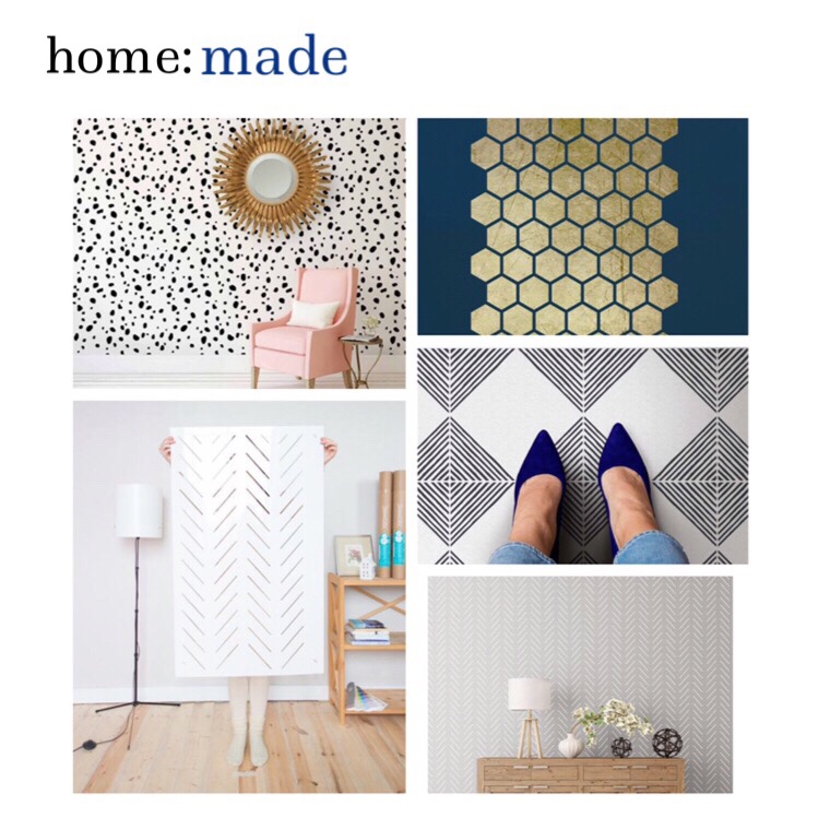 home: made [ stencilled walls&nbsp;]