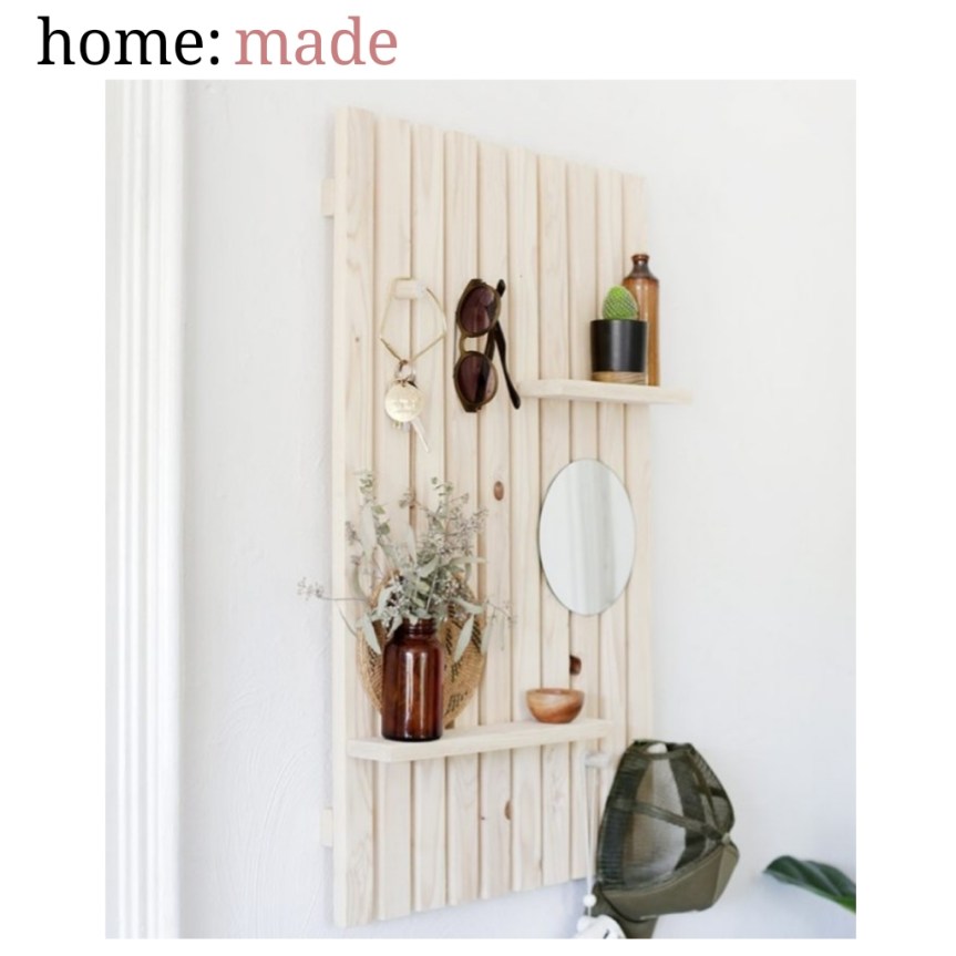 home: made [ slat wall shelf&nbsp;]
