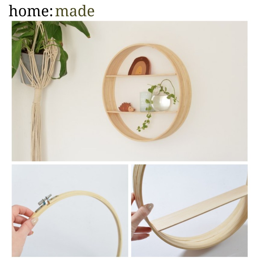home: made [ circular shelf&nbsp;]