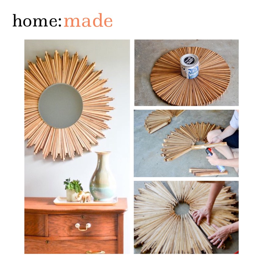 home: made [ sunburst mirror&nbsp;]