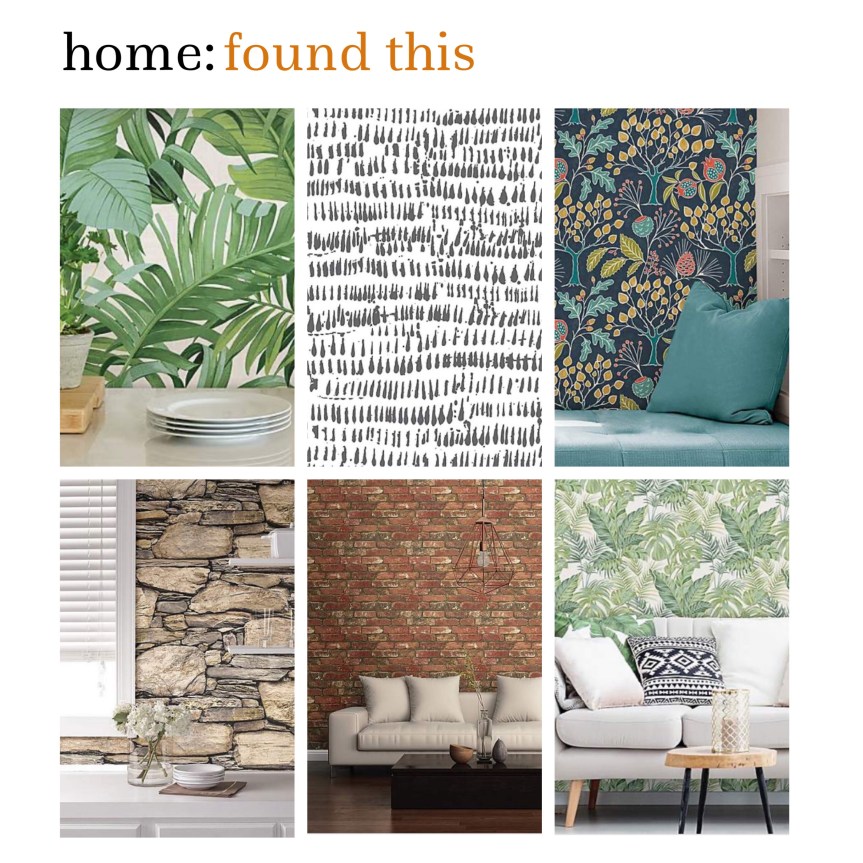 home: found this [ peel and stick wallpaper&nbsp;]