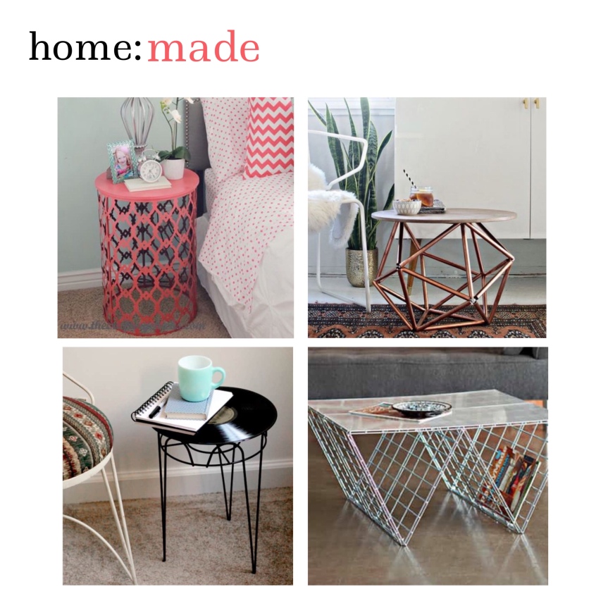 home: made [ side tables ]