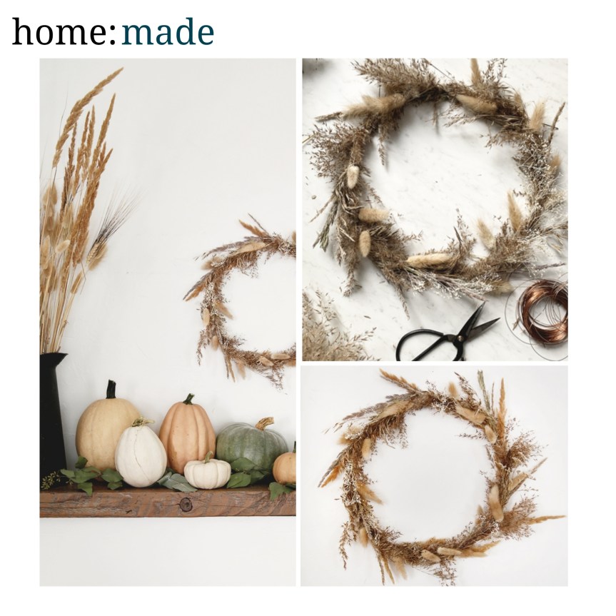 home: made [ autumn wreath&nbsp;]