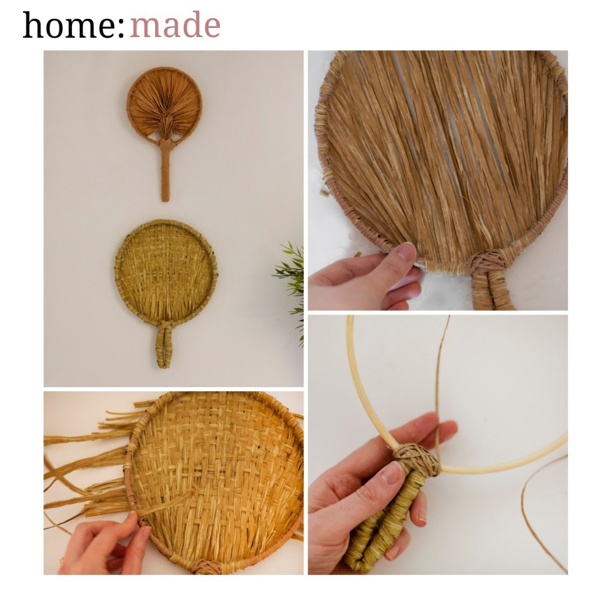 home: made [ palm fans&nbsp;]