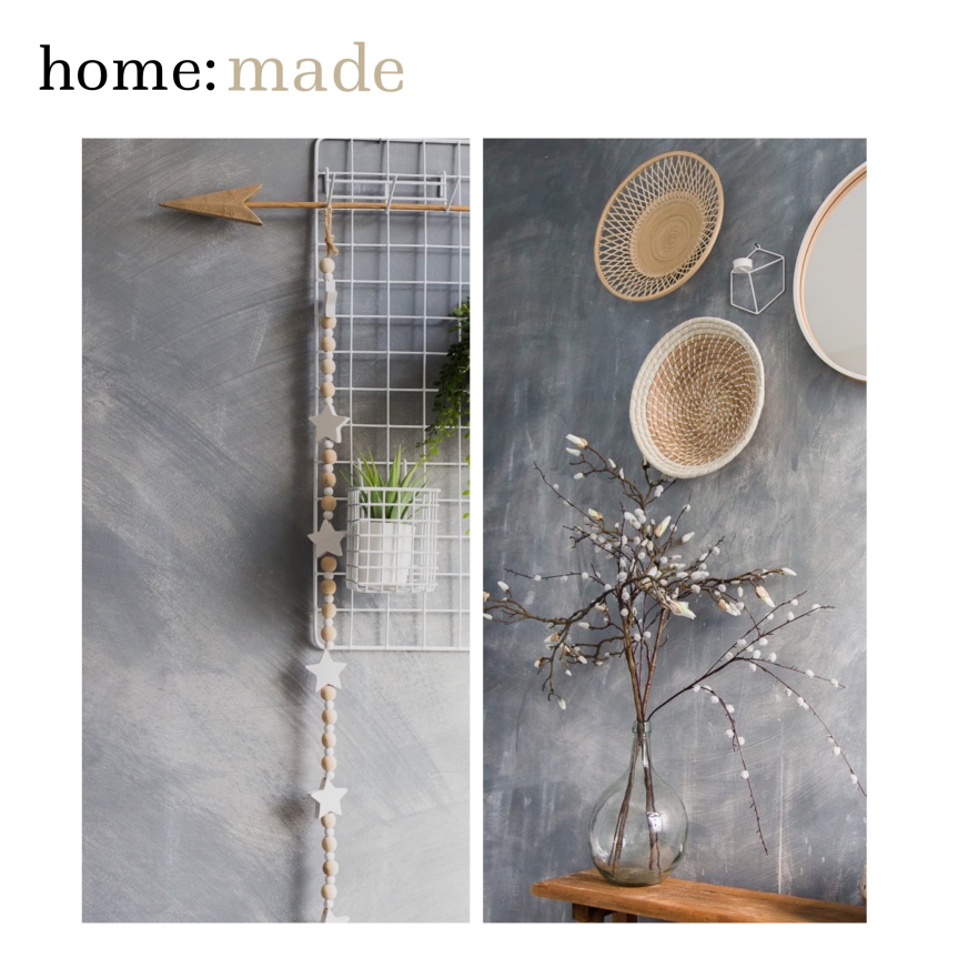 home: made [ faux concrete wall ]