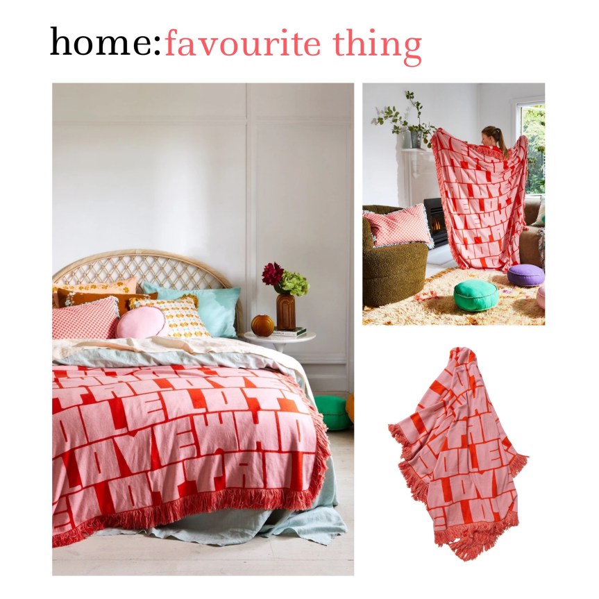 home: favourite thing [ throw&nbsp;]